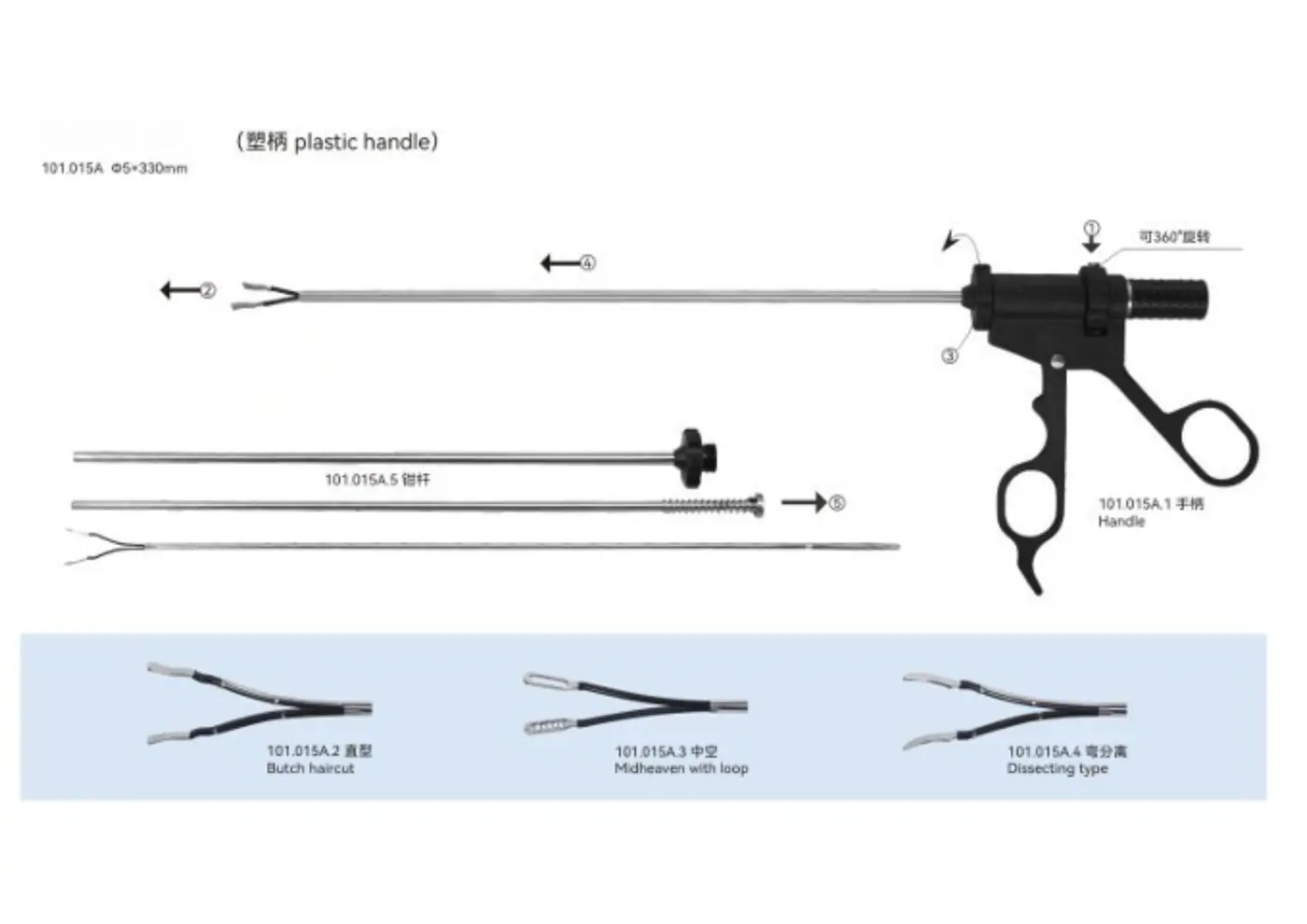 Bipolar forceps youshi - 3